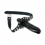 XR Brands Ride Me Adjustable Mouth Restraint Black Leather System