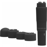 Soft Touch Mini Pocket Vibe by Shots - 4-Head Compact Massager ABS/PU