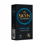 SKYN Extra Lubricated Condoms 10-Pack | Ultra-Soft Material, Enhanced Comfort