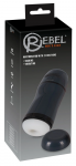 Rebel Intimate Device 2-in-1 Suction & Vibration, 21.8 cm, Black