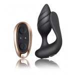 Rocks-Off Cocktail Dual Motor Couples System Black, Waterproof, 10 Modes