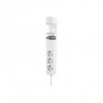 Neomounts | Desk socket with clamp and USB-C and USB-A ports - Quick charge | DS22-840WH6 | White
