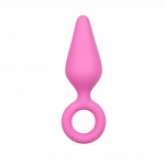 EasyToys Pointy Plug Silicone Tapered Model, Black, Size S