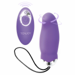 ToyJoy Happiness Eggsplode Remote-Controlled Silicone Vibrating Egg Pink