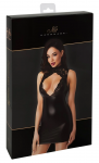 Noir Handmade Orgia Lace Powerwetlook Mini Dress Black M