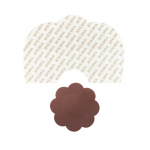 Bye Bra Breast Lift Tape & Satin Covers Brown A-C | Hypoallergenic Kit