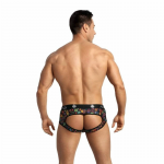 ANAIS MEN Mexico Jock Bikini L - Floral Print, Open Back, Soft Modal