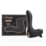 ANBIGUO Arkadio Wireless Silicone Massager for Glans & Perineum, Black