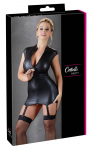 Black Level Dress L with Adjustable Suspender Straps, Shiny Black Finish