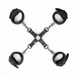 EasyToys Bondage System - Adjustable Faux Leather Hogtie Restraint Set