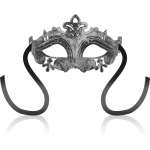 OHMAMA Venetian Style Silver Mask - Embossed Rigid Design, Unisex