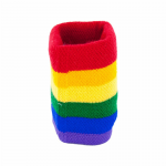 Diablo Picante Rainbow Pride Wristbands - Multicolor Silicone, Adjustable, 1 pc