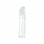 You2Toys Soft Extension Sleeve Ribbed Surface Transparent 14 cm