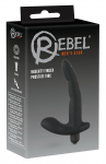 Rebel Naughty Finger Intimate Massager Silicone Black 13.8cm