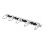 Lanberg 19" 1U tipas B organizatorius pilkas