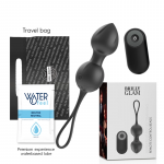 BRILLY GLAM Vibrating Kegel Trainer with Remote, 10 Modes, USB, 9.5 cm, Pink