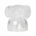 EasyToys Transparent Attachment for Wand Massagers - Flexible Sleeve Accessory