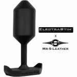 ElectraStim Silicone Electro Plug MR-S-Leather Edition, Steel Core, 76mm