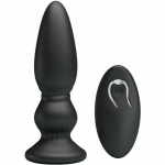 MR PLAY Remote-Controlled Vibrating Anal Model Black USB Rechargeable