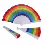 Diablo Picante Rainbow Fabric Fan LGBT Pride Edition - Foldable