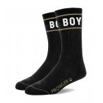 Prowler Boy Socks Black/White - Comfortable Cotton Crew Unisex