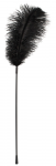 Bad Kitty Black Feather Wand 38cm - Elegant Touch Accessory