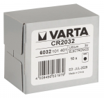 Varta CR2032 Lithium Battery 3V - 10-Pack, Long-Lasting Power