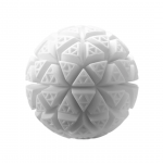Tenga GEO Glacier Geometric Reusable Intimate Device 87x87x86mm