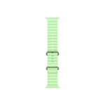 Apple 49mm Neon Green Ocean&nbsp;Band - Natural Titanium Finish | Apple