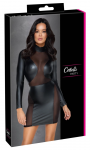 Cottelli Collection Long Sleeve Powernet Dress Black L