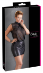 Cottelli Collection Transparent Black Dress XL, Loose Top & Fitted Skirt
