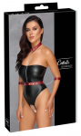 Cottelli Bondage L Matte Black Body with Removable Red Harness