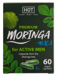 HOT BIO Moringa Man Power Capsules 60pcs - Vegan Herbal Complex