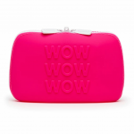 Happy Rabbit WOW Silicone Zip Storage Bag Small Pink 16.5x10.8x2.5cm