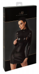 Noir Orgia Exclusive Black Powerwetlook Dress Long Sleeve L