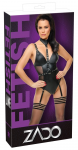 ZADO Leather Body XS - Adjustable Lamb Nappa & Powernet Bodysuit