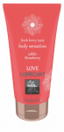 Love Lubricant Edible Gel Strawberry 100ml - Water-Based Formula
