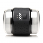 JOCK Vibrating Double Tunnel Intimate Machine Black Rechargeable