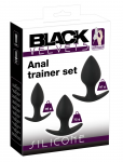 Black Velvets Silicone Trainer Set - 3 Sizes, Soft Touch, Black