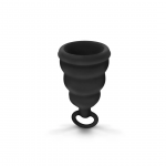 Gvibe Gcup Mystic Noir Menstrual Cup S - Leak-Proof, Valve System, 20 ml