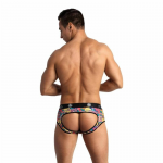 ANAIS Men Comics Jock Bikini S - Playful Comic Print, Open Back Design