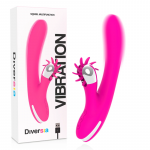 Diversia Bunny Vibrating 24 cm - Ergonomic Silicone Intimate Device USB