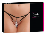 String Starfish M/L - Strap Design with Decorative Pearls, Black