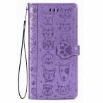 Dėklas Cat-Dog Samsung A356 A35 5G violetinis