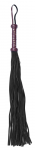 Bad Kitty Elegant Red & Black Velour Leather Flogger 65cm