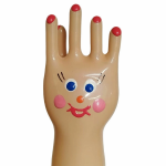 Condomerie Handpainted Decorative Condom Big Happy Hand XL, Art Edition
