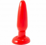 Baile Anal Plug Small Red 15cm with Suction Cup Flexible Material