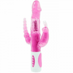 Baile Pretty Bunny Triple Rotator - Multi-Zone Vibrating System, Pink