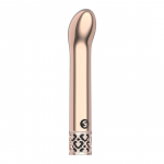 Jewel Shiny G-Spot Vibrator - Metallic Rechargeable Model Slim