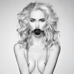 EasyToys Breathable Ball Gag & Adjustable Nipple Clamp System, Black